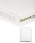 Mamas & Papas Cotbed Mattresses Premium Micro Motion Cotbed Mattress & Anti-Allergy Quilted Mattress Protector Bundle