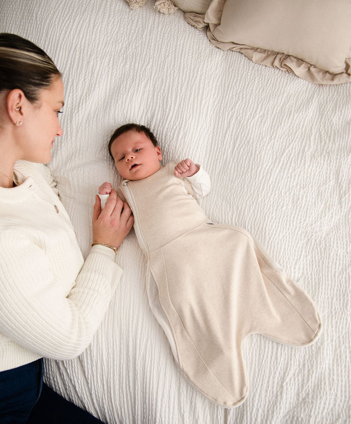 Purflo Dreampod Sleep Bags & Swaddling Purflo Swaddle to Sleep Bag 0-4 Months (2.5 Tog) - Sand