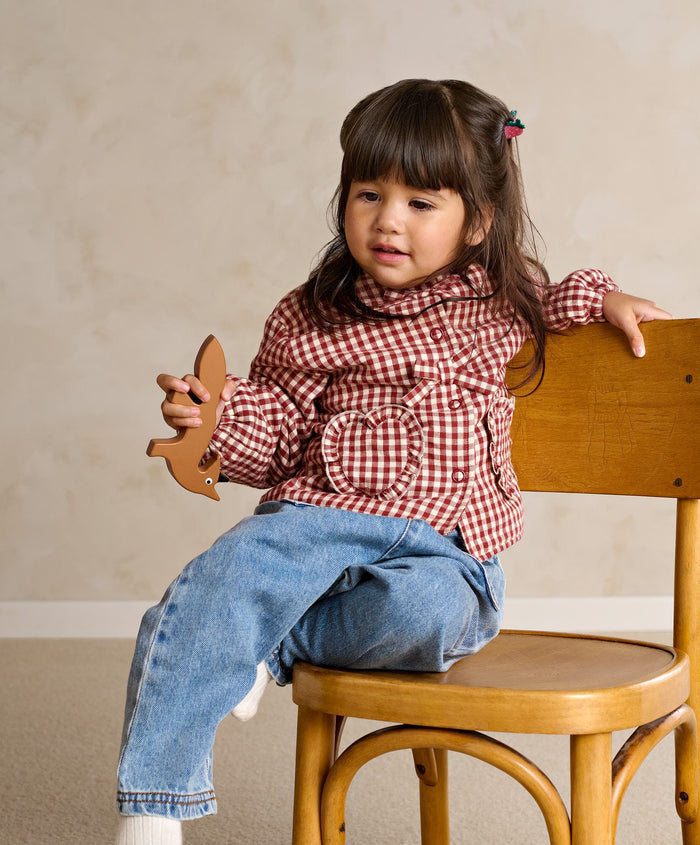 Mamas & Papas Jackets & Coats Red Gingham Jacket