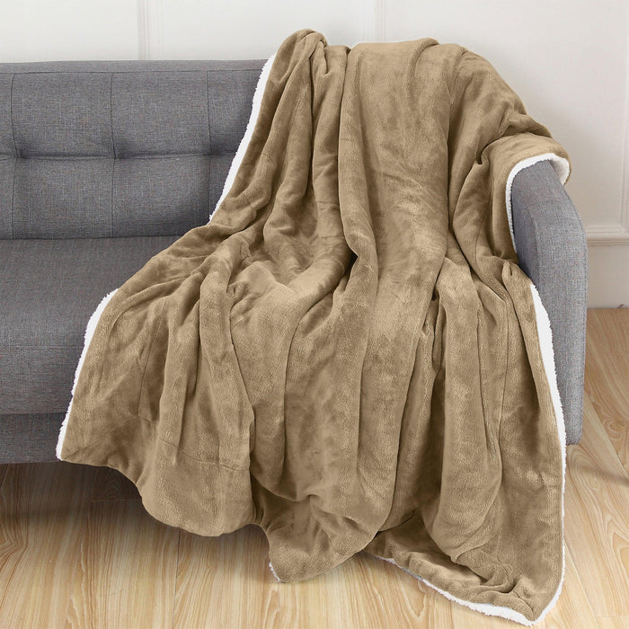 Taupe / Throw 50 x 60