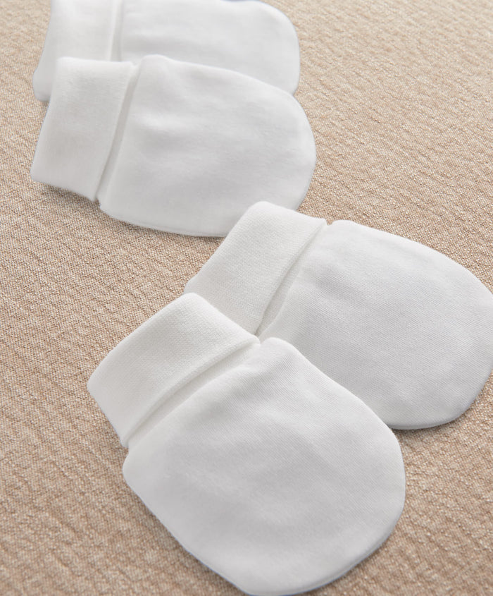 Mamas & Papas Hats & Mitts Blank Scratch Mitts (Pack of 2)