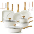SENSARTE 23 PCS Non Toxic Ceramic Cookware Set, Non Stick Pots and Pans,