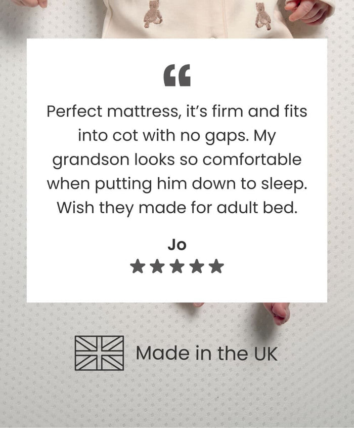 Mamas & Papas Cotbed Mattresses Essential Airflow Fibre Cotbed Mattress