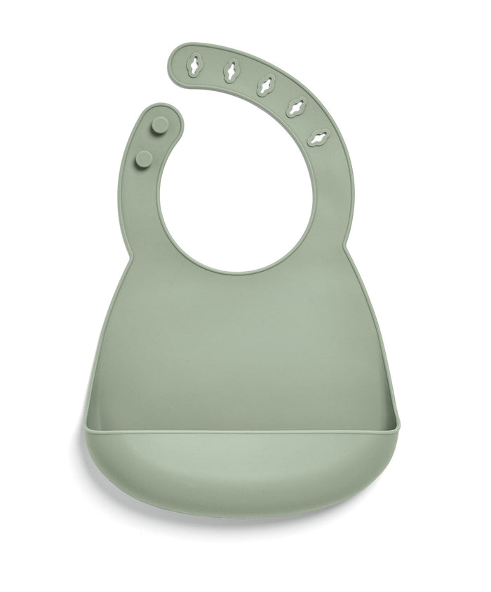 Mamas & Papas Baby Weaning Silicone Bibs (2 Pack) - Dino Teal
