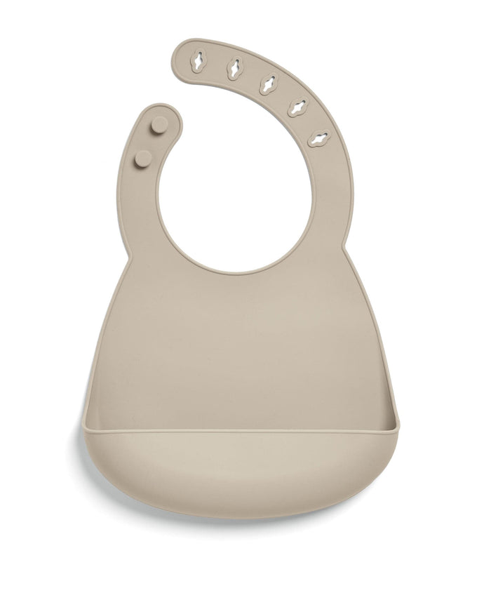 Mamas & Papas Baby Weaning Silicone Bibs (2 Pack) – Neutral Speckle