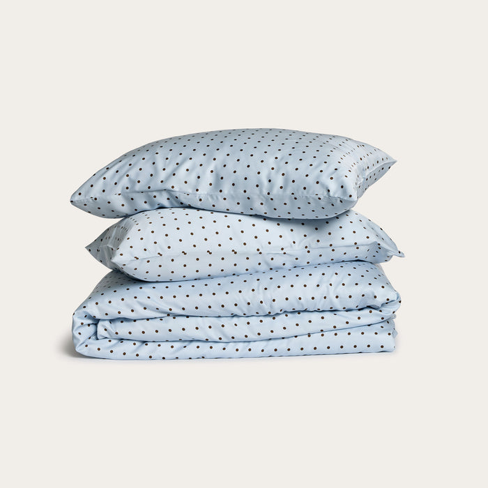 Sky Polka Dot Bamboo Quilt Cover