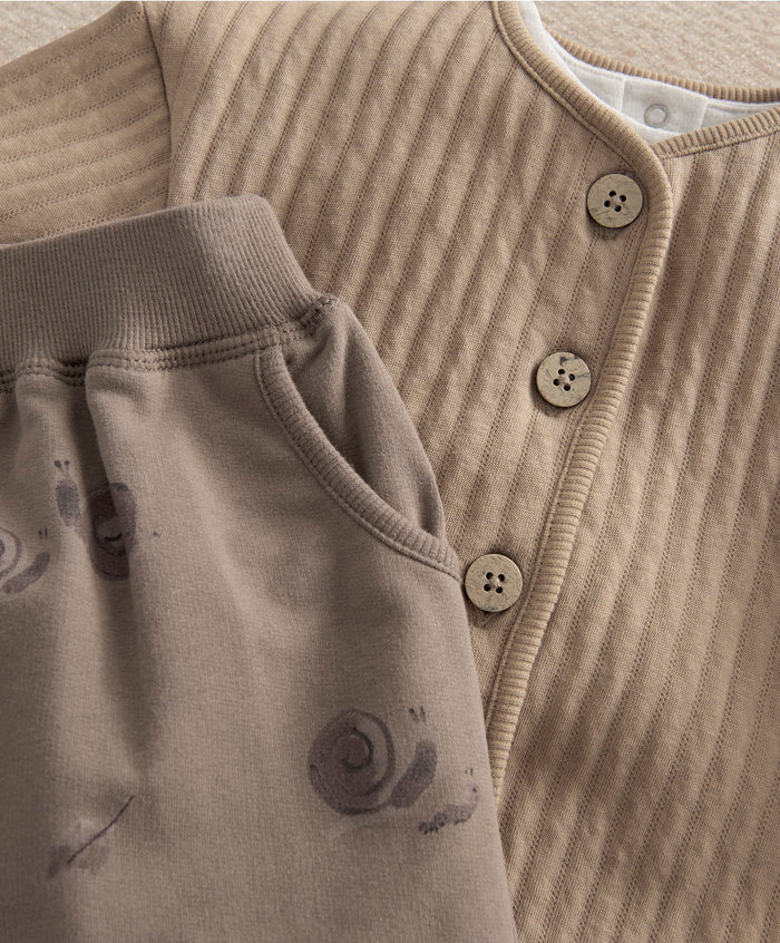 Mamas & Papas Outfits & Sets Snail Quilted Jacket & Joggers Set