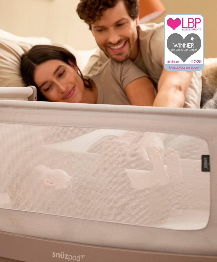 Snuz Bedside Sleeping SnuzPod 5 Bedside Crib - Mocha
