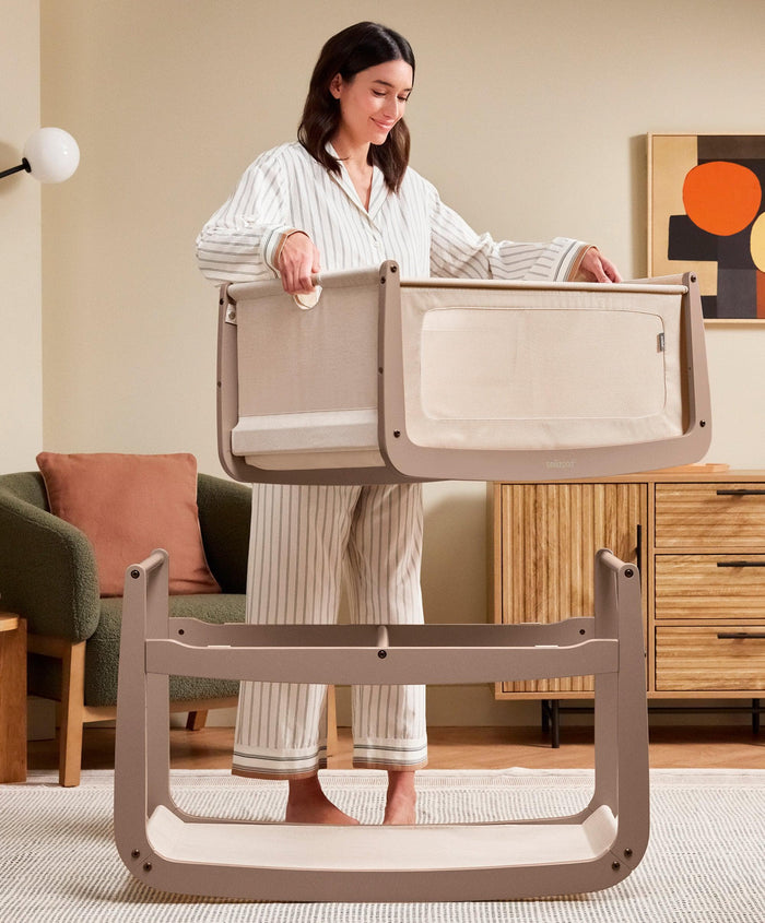Snuz Bedside Sleeping SnuzPod 5 Bedside Crib - Mocha