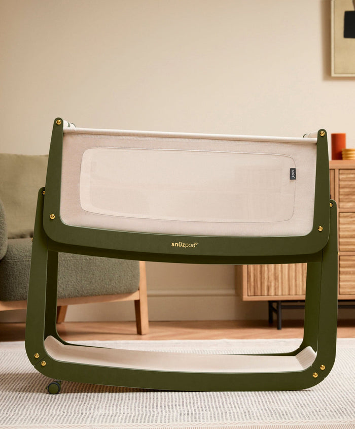 Snuz SnuzPod 5 Bedside Crib - Olive