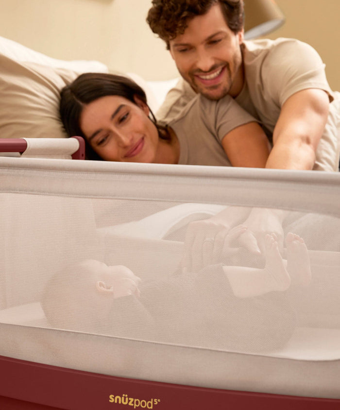Snuz SnuzPod 5 Bedside Crib - Rouge