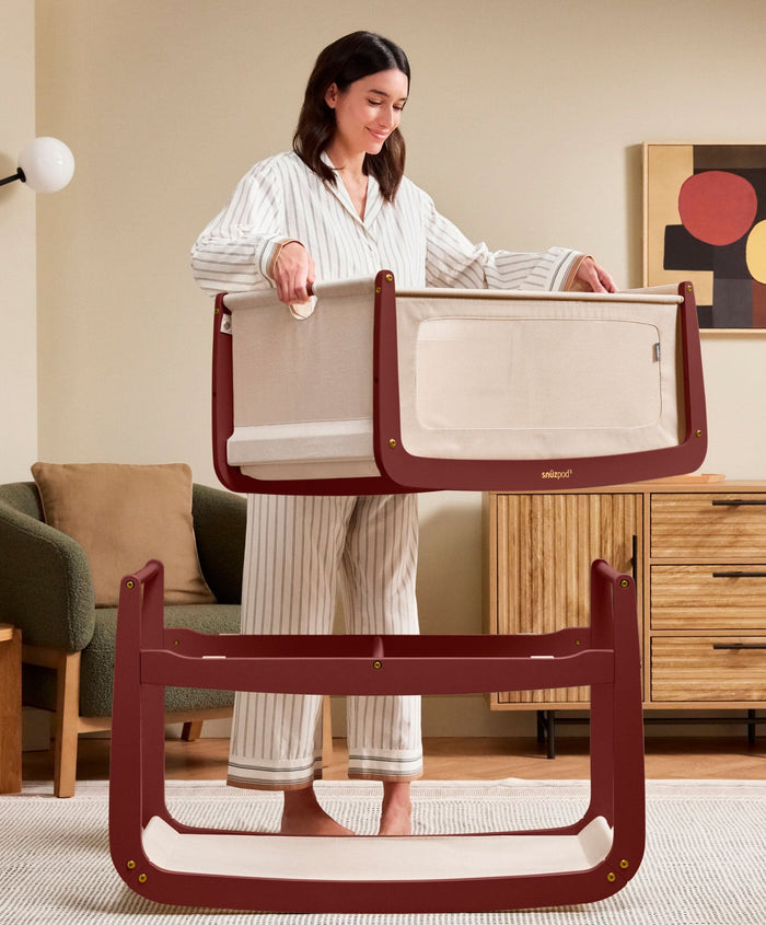 Snuz SnuzPod 5 Bedside Crib - Rouge