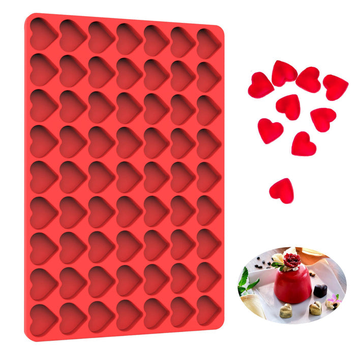 sofliym Mini Heart Silicone molds for Chocolate, Candy, Gummy