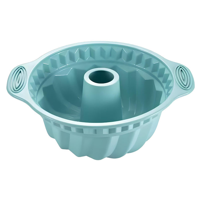 SoKalChw Thickened Silicone Cake Pan and Moldes Para Gelatinas, Heavy Duty Toast Cake Mold for Baking, BPA Free, Mint Green (Rectangle: 5.3inx9.6inx2.7in / 1Pcs)