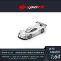 SPARK 1:64 911 GT1 Le Mans 1998 #25 #26 Die‑cast Alloy Model With Display Base