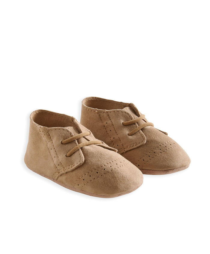 Mamas & Papas Shoes & Booties Suede Pram Shoes - Tan