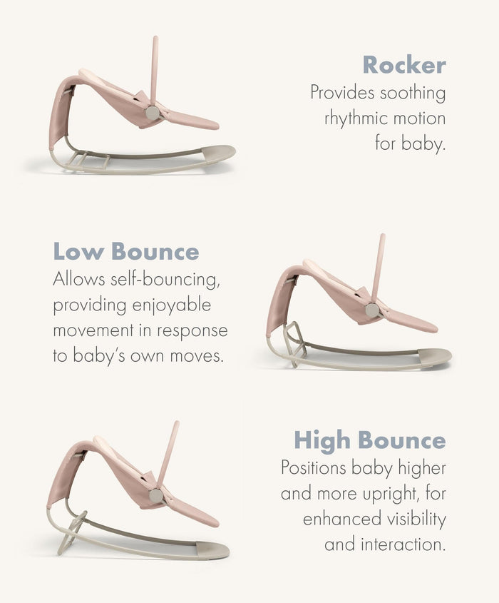 Mamas & Papas Bouncers Tempo 3-in-1 Rocker/Bouncer - Blush