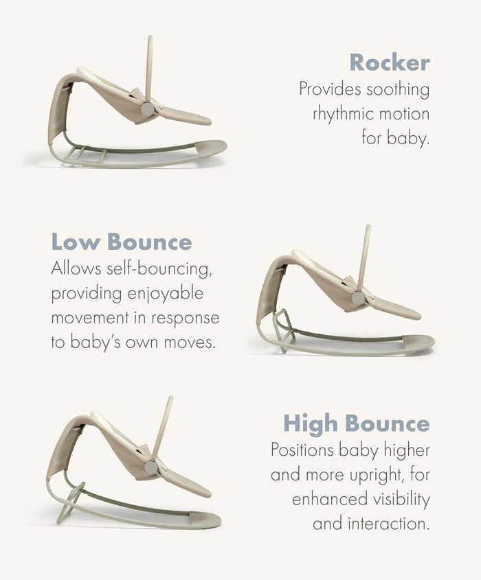 Mamas & Papas Bouncers Tempo 3-in-1 Rocker/Bouncer - Sand
