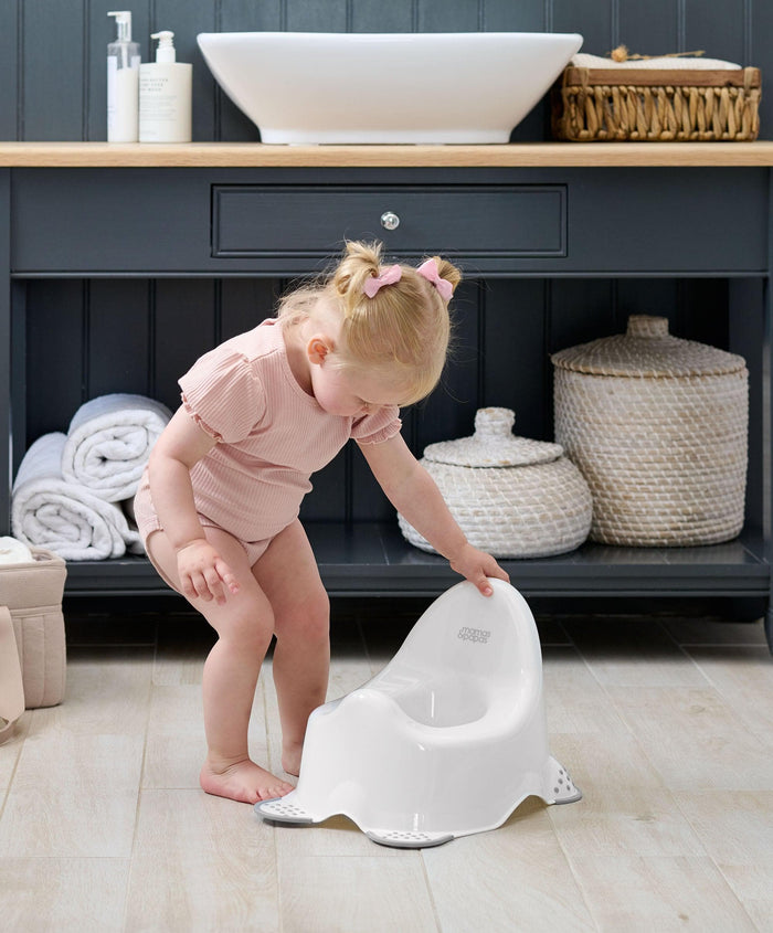Mamas & Papas Toilet Training Essentials Bundle (3 Pieces) - Pebble Grey