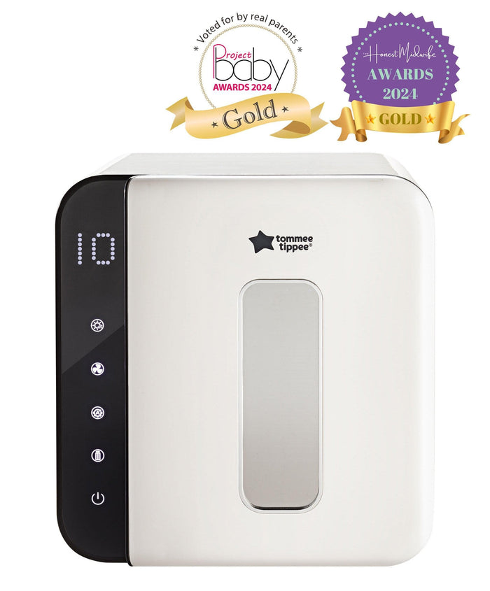 Tommee Tippee Tommee Tippee Ultra UV 3-in-1 Electric Steriliser & GoPrep Formula Feed Maker Bundle - White