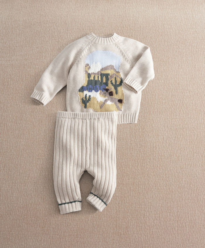 Mamas & Papas Outfits & Sets Train Knit Set