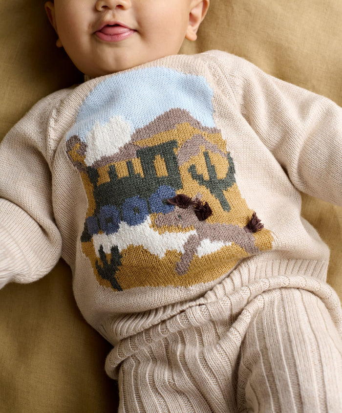 Mamas & Papas Outfits & Sets Train Knit Set