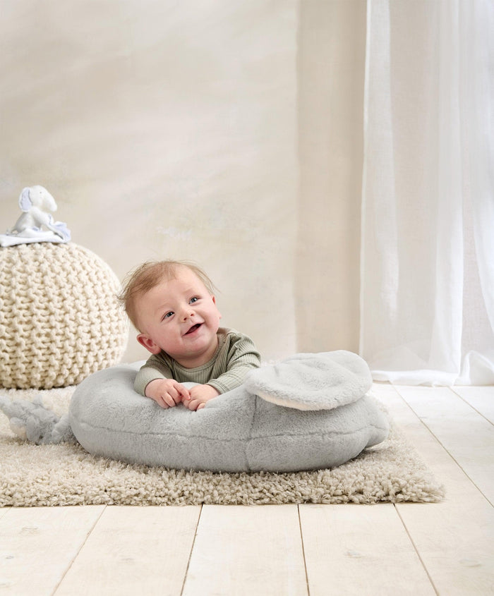 Mamas & Papas Tummy Time Snugglerug - Elephant & Baby