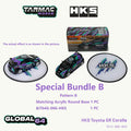 TW in Stock 1:64 HKS Toyota GR Corolla Diecast Car Model Collection Toys Tarmac Works T64G-066-HKS