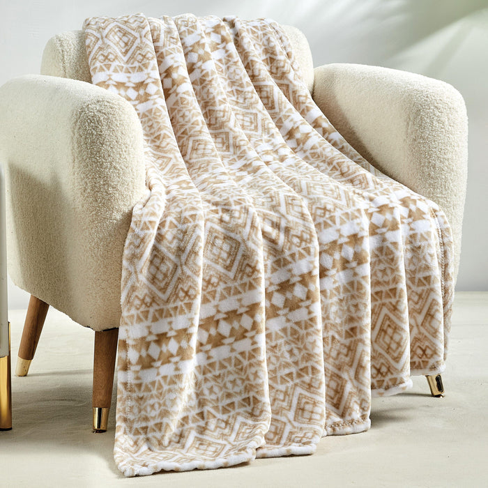 Ultra Soft Lightweight Printed Throw Blanket - 50 x 60 inches
