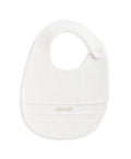 Mamas & Papas Bibs & Muslins 1-Size Velour Bib - White