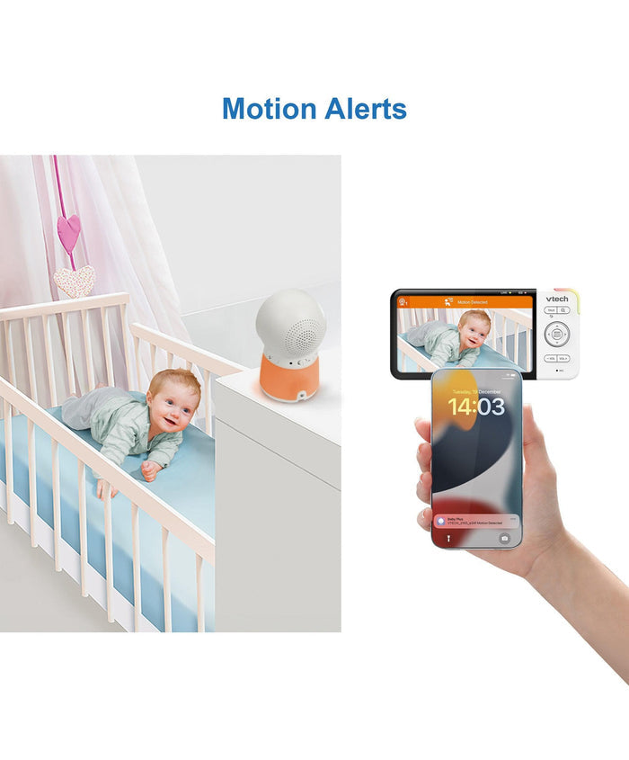 VTech Baby Monitors VTech RM5755HD 5” Smart Baby Monitor - Whitte