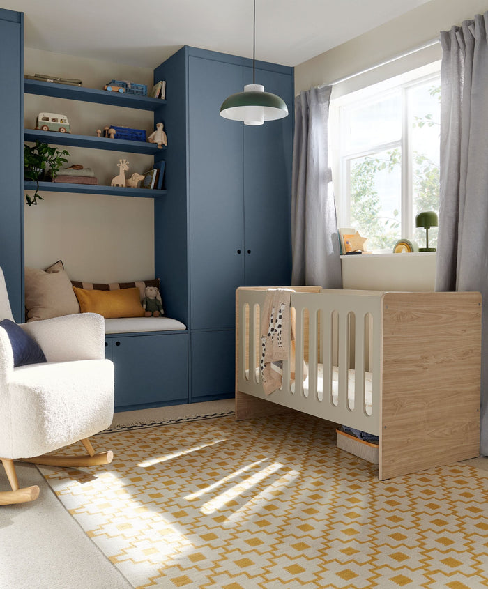 Mamas & Papas Cots Vyne Cot - Cashmere/Oak