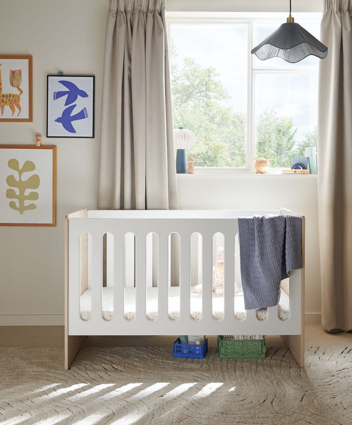 Mamas & Papas Cots Vyne Cot - White/Oak