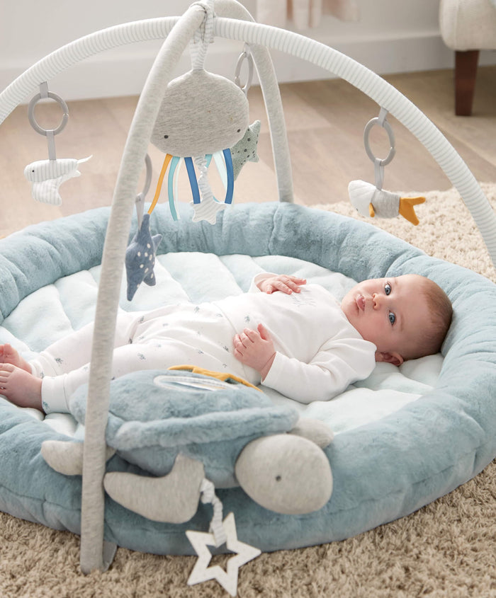 Mamas & Papas Welcome to the World 3 Piece Under the Sea Playmat Bundle - Blue