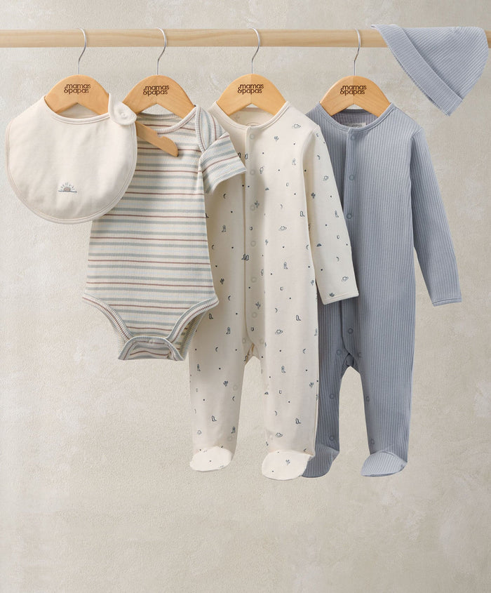 Mamas & Papas Outfits & Sets Welcome to the World 5 Piece Baby Clothes Set