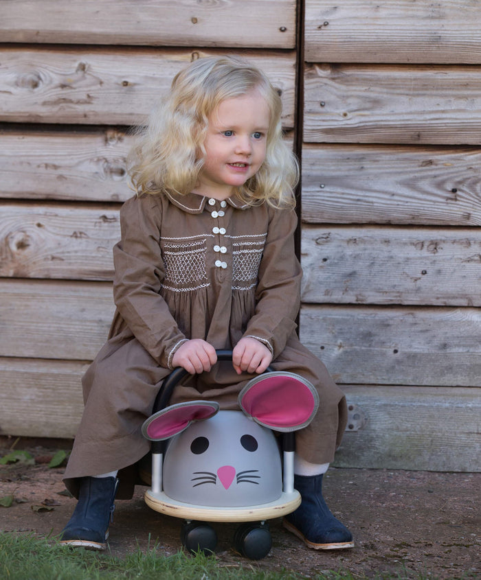 Wheelybug Hippy Chick WheelyBug Ride On Mouse Toy