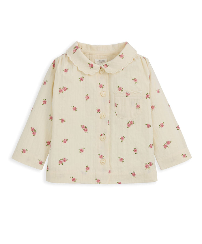 Mamas & Papas Pyjamas & Nightwear Woven Rose Pyjamas