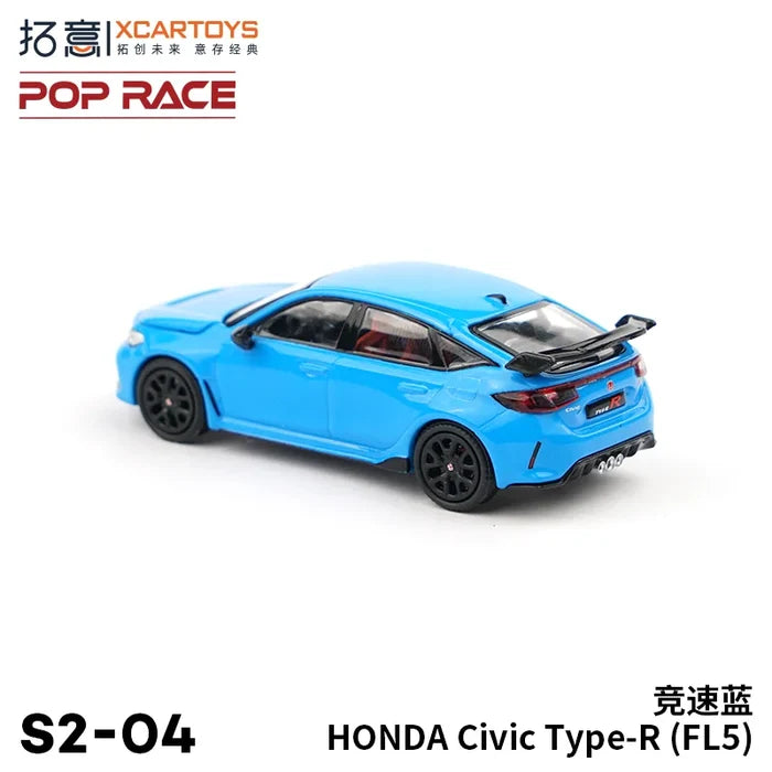 XCARTOYS POPRACE 1/64 Alloy Car Model HONDA CiVic Type-R Exquisite Collectible Ornament Boy Toy Gift