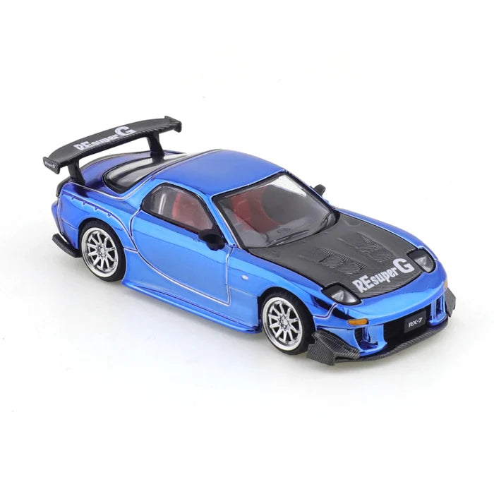 XCARTOYS POPRACE Alloy 1/64 Mazda RX7 FD Amamiya Supercar Figant Racing Model