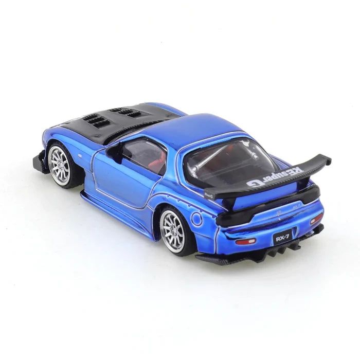 XCARTOYS POPRACE Alloy 1/64 Mazda RX7 FD Amamiya Supercar Figant Racing Model