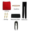Yor Forger Cosplay Long Red Knitting Sweater Costume Anime Spy family Women's Wear