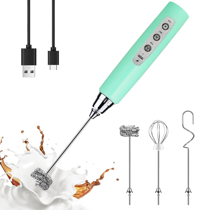 Rechargeable Frother - Blue