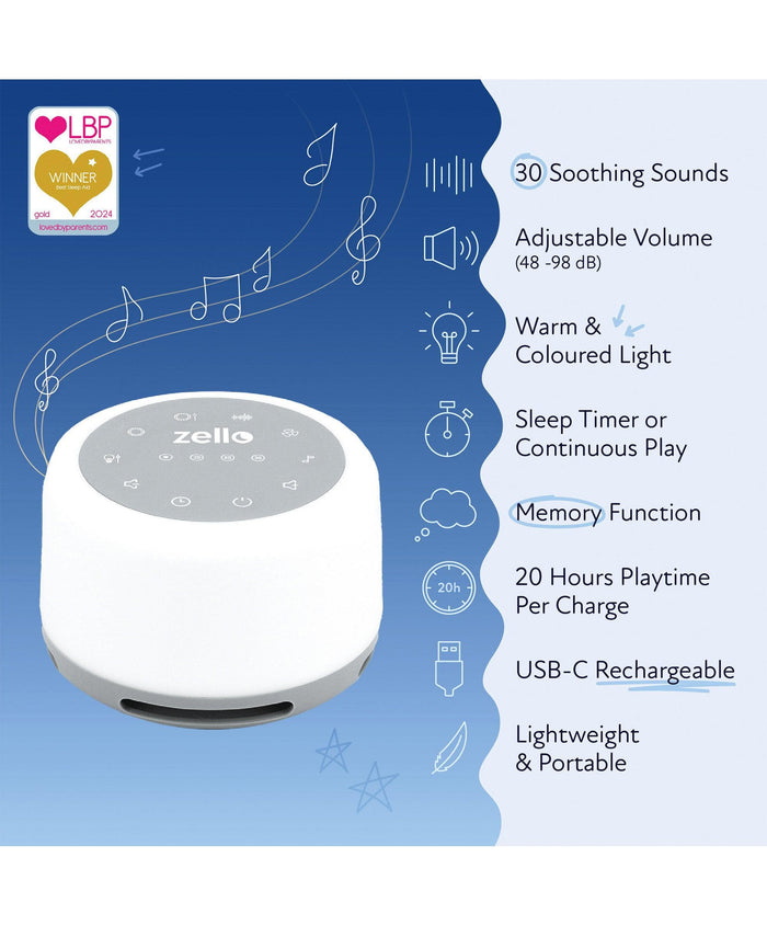 LUMI Zello Original White Noise Machine