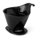 ZERO JAPAN - Bee House Pour Over Coffee Dripper - Ceramic Coffee Maker with Elegant Peek Hole, Drip Cone Brewer Coffee Gifts, Brewing Accessories - Noble Black, Standard Size